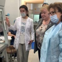 Представители Министерства здравоохранения Московской области посетили отделение репродуктологии МОНИИАГ.